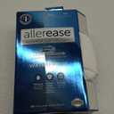 AllerEase Waterproof Mattress Protector Stain Protection Twin Size Allergen Barrier Hot Water Washable Machine Washable Durable Zippered Knit Mattress Cover Stretch Corners (White)