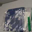 Christmas Pillow Covers 16x16 Blue Christmas Decorations Snowflake Throw Pillow Covers Xmas Trees Ornaments Winter Holiday Decor Cushion Case for Sofa Couch Set of 4