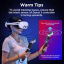 YOGES Gorilla Tag Long Arms Compatible with Meta Quest 3S/ Quest 3/ Oculus Quest 2/ Quest Pro/Rift S Controller, Beat Saber Handle Attachments VR Sticks Dual Extensions Grips for Playing VR Games