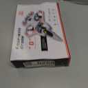 RC Planes with Light, Remote Control Airplanes, RC Airplane Fighter Jet, 360 Flip, Stunt Roll, Drones for Men, Remote Control Plane (White - Plastic)
