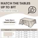 D&Z Plastic Table Cloth Disposable, 12 Pack Silver Rectangle Tablecloth Individually Wrapped for Indoor&Outdoor, 54 x 108 Inch Table Cover for Party, Picnic, Birthday, Wedding & Dinner