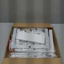 sthmec Side Table, Small Round End Table with Storage Shelf for Small Space, 2-Tier Bedside Table Sofa Couch Table, Round Accent Table Nighstands for Living Room, Bedroom, White