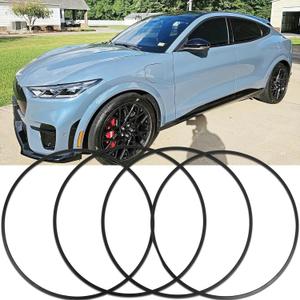 DREAMOTOR Wheel Rim Protector Set of 4, 20 Inch Alloy Rim Guards for Car Rims Compatible with Tesla Model Y 3 S Honda CRV Dodge Charger Toyota Ford Mustang Mach-E Explorer 3 Series X5 Hyundai Audi A4