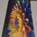 Dynippy Thin Extended Gaming Mouse Pad 31.5 * 11.8 * 0.08 inch with Stitched Edges Large, Long XXL Keyboard and Mouse pad Desk Mat for Gaming Office & Home - Flower 30