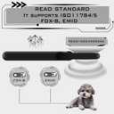 Smoostart Multifunction Bluetooth Microchip Scanner, Pet Microchip Reader with Latest Operating System, FDX-B/EMID 500 Records Data History Locally Available Or Upload to PC/Cell Phone/PAD