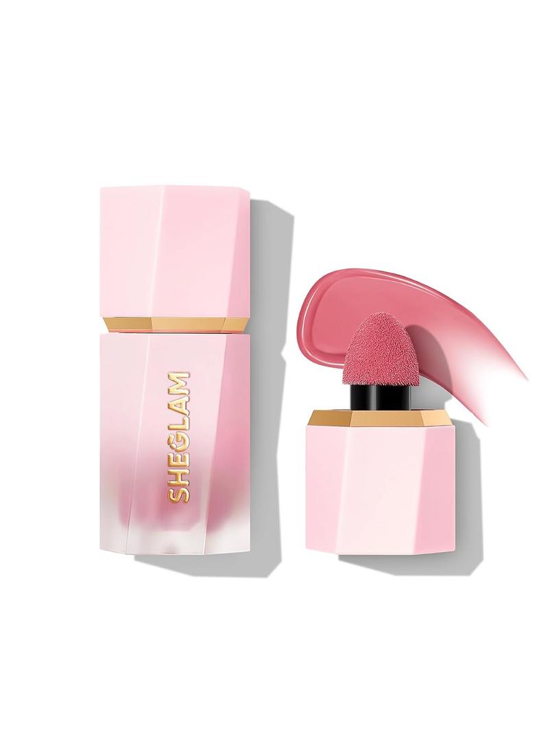 SHEGLAM Color Bloom Liquid Blush Makeup for Cheeks Matte Finish - Love Cake (0.18 Fl Oz (Pack of 1))