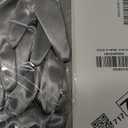 Lansian Long Opera Party Gloves for Women 1920s 20s Satin Gloves Costumes Elbow Length Bridal Evening Dress, 21 inches (Silver)