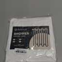 Barossa Design Extra Heavy Duty Shower Curtain Liner Thick - Soft Plastic Shower Liner Waterproof with Grommets & 3 Magnets, Clear, 72"x72"