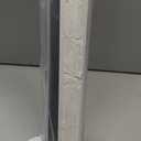 No Drill Zebra Blinds for French Door, 34 5/8" W x 72" L, Grey