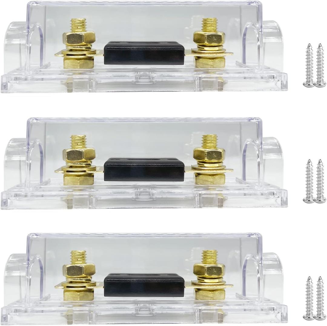 irhapsody 60 AMP ANL Fuse Holder Kit, 3 Pack