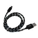 2a Nylon Braided Micro USB Cable for Fast Data Sync and Charging Compatible Galaxy Pixel and More Durable Stylish Design for Phones and Tablets Black
