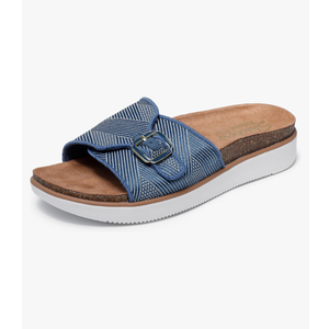 Skechers Women's Lifted Comfort-Restless Wave Slide Sandal 9