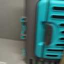 SportPet X-Large Hard-Sided Travel Cat Carrier - Cat Carrier with Patented Wide Side-Opening Door, Foldable Portable Pet Carrier for Cats & Small Pets up to 35lbs - Dark Gray/Teal