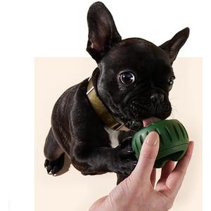 Slow Feeder Ball. Long-Lasting Interactive Toy to Keep Your Puppy Distracted - Safe for Dogs - Low-Mess Design Dog Food Leakage Natural Rubber.