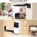 2Pack Corner Wall Mount Bracket for Wyze Cam Pan V3/V2, Cam V4/V3/V2, Max Cover Both Sides of The House 300 Degrees Reduce Blind Spots, Indoor Outdoor Mount for Wyze Cam