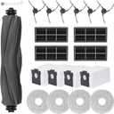20 PCS Accessories for Dreame X40 Ultra Robot Vacuum, Replacement Parts Main Brush, Side Brush, Filter, Mop Pad, Dust Bag