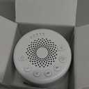 Sound Machine Easysleep White Noise Machine with 25 Soothing Sounds and Night Lights with Memory Function 32 Levels of Volume and 5 Sleep Timer Powered by AC or USB for Sleeping Relaxation (White)