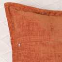 Pack of 2, Rust Fall Chenille Throw Pillow Covers 20x20 Inch Decorative Pillowcase Boho Farmhouse Cushion Covers Soft Couch Cushion Case for Couch Sofa Bedroom Living Room