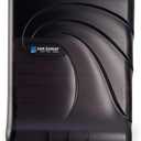 San Jamar Ultrafold Plastic Paper Towel Dispenser for Bathroom, Black