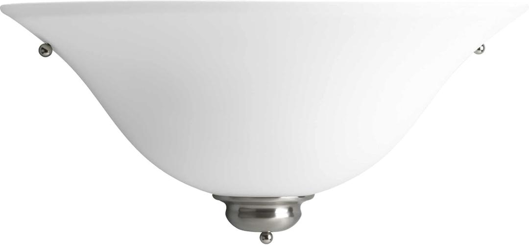 Progress Lighting P7153-09W Wall Sconces, Brushed Nickel