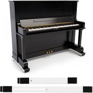 2 Pcs Upright Piano Dolly, Adjustable Upright Piano Moving Dolly with Non-Slip Pad, 1770 lbs Load Capacity Wheels Swivel Caster for Concert Hall College Home Musical Instruments Transport Move
