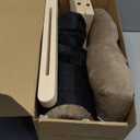 Zakkart Cat Perch for Window Sill with Bolster - Orthopedic Hammock Design with Premium Hardwood & Robust Metal Frame - Cat Window Seat for Large Cats and Kittens - Natural Color Wood Brown Bed, 24''W