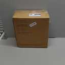 mDesign Rectangular Step-Open Wastebasket Trash Can - Brushed Stainless Steel (1.3 Gallon)