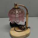 GEEZO Fragrance Candle Warmer LampElectric Candle Warmer with Timer & DimmerMom Christmas Birthday Gifts for Women, House Warming Gifts New Home Bedroom Decor (Tulip Pink)