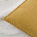 Kevin Textile 14x36 Inch Long Lumbar Cover 1 Pack Soft Boucle Textured Decorative Waterproof Rectangle Cushion Elegant Accent Pillows for Couch Sofa Chair Bed Home Decor Indoor Outdoor Mustard Yellow