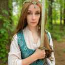 MOSTORY Woodland Elf Flowr Crown - Handmade Fairy Headpiece Forest Floral Headband Elven Circlet with Crystal for Women s Renaissance Party Cosplay Masquerade Photo Shoot
