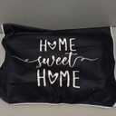 Artoid Mode Black Stripes Home Sweet Home Boho Halloween Kitchen Towels Dish Towels, 18x26 Inch Seasonal Decoration Hand Towels Set of 4