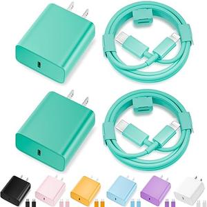 iPhone Charger Fast Charging,[MFi Certified] 2Pack 20W Type C Fast Charger Block with [10FT&6FT] USB C to Lightning Cable Compatible for iPhone 14/13/12/11 Pro Max/Xs Max/XR/X,iPad