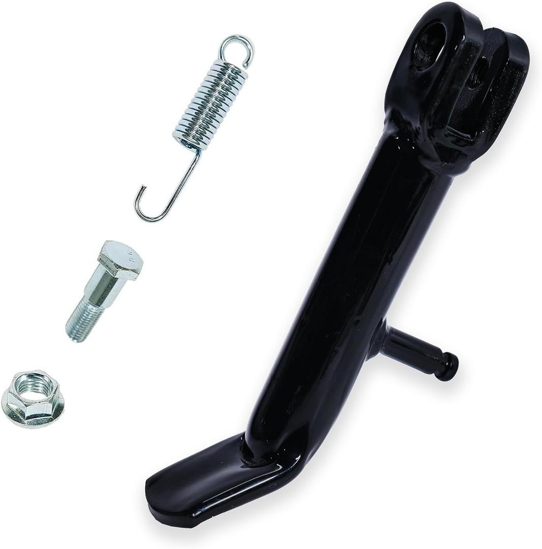 JMCHstore New Mini Bike Kickstand w/Spring for Monster Mega Moto MMB80 MMB105, Coleman RB100 105cc, Motovox MBX10, For Orxyearth Dirt Kids Mototec Mini Bike