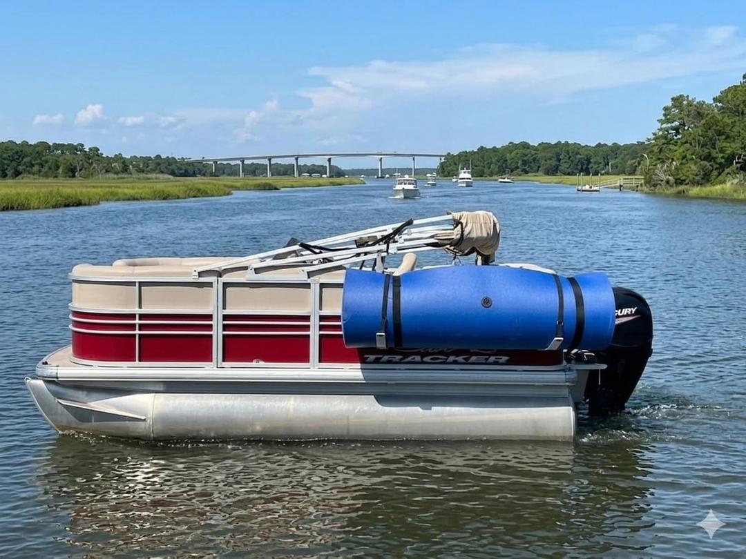 Pontoon Boat Rail Water Mat Rack Storage WMR-P for Pontoon