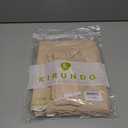 KIRUNDO Wide Leg Pants Woman Elastic Waist 2025 Spring Summer Casual Baggy Stretchy Comfy Harem Lounge Pants with Pockets(Apricot, Medium)