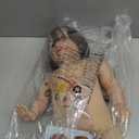 iCradle Realistic Reborn Baby Dolls Girl - 26 Inch Lifelike Newborn Baby Dolls Handmade Silicone Vinyl with Soft Cloth Body, Brown Hair Red Clothes Christmas or Birthday Gift for Kids Age 3 +