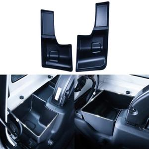 Trunk Rear Wheel Well Storage Organizers Compatible with 2018-2023 Jeep Wrangler JL, Rear Storage Bin Box Tray, 2Pack