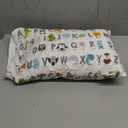 Toddler Pillow with Pillowcase - 13x18 My Little Dreamy Kids Travel Bed Pillows for Sleeping, Organic Cotton Small Pillowcase, Soft & Breathable, Machine Washable, Toddlers 2-5 Years Old (KeaABC)