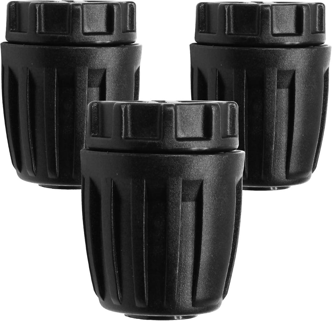 13PCS 1/2" Drip Irrigation End Plugs,(1/2"ID x 0.6-0.65"OD)16mm Drip Tubing Connectors,Barbed Locked End Caps,Anti-Drop End Plugs for Garden Watering System