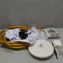 AerWo Lighted Balloon Arch Kit 9.35FT & 6FT, Free Bending Half Balloon Arch Stand with Base, Floor Gold Balloon Arch Frame for Wedding Birthday Party Baby Shower Yard Lawn Home Christmas Decorations