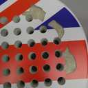 Padel Racket Carbon Fiber Power Lite Pop Tennis Paddle Paddleball Racquets Pack Of 2. One Is Damaged.