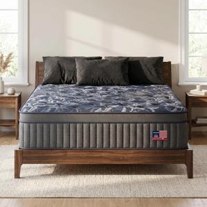 REALONE 12 Inch Queen Hybrid Mattress in a Box