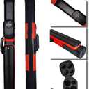 2x2 Hard cue case Square Pool Cue Billiard Stick Carrying Case (C02-Red)