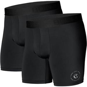 2 Pack Men's Premium Underwear Designed for your Board Shorts, Wetsuits, and Athletic Wear (Black, Small)