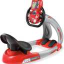 Smoby: V8 Driver, Kids Can Play and Develop Real Life Skills, Features Includes Back Lit Screen, Real Sounds and Mechanical Pedals, for Ages 3 and up, Large