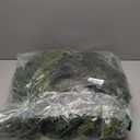 20 Green Faux Norfolk Pine Christmas Winter Wreath  Mixed with Real Touch Fake Cypress, Cedar & Spruce, Xmas Wreaths for Front Door Porch Mantel & Fireplace