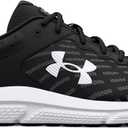 Under Armour Men's Charged Assert 10 Running Shoe (12, (001) Black/Black/White)