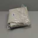 Non Slip Thick Shaggy Chenille Bathroom Rug Mat Set Extra Soft and Absorbent Striped Floor Rugs, 2 Pack, Machine-Washable (Cream)