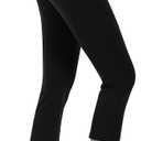 MoFiz Women's Golf Capri Pants Stretch Slim Business Casual Pants Straight Leg Yoga Dress Pants with Pockets Office Slacks, US Small