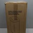 iTouchless 50 Liter / 13 Gallon Sensor Dog-Proof Kitchen Trash Can with Lid Lock and AbsorbX Odor Filter, Touchless Lid, Stainless Steel Garbage Recycling Bin for Kitchen, Home, Office, Business